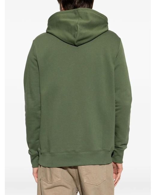 Paul Smith Green Zebra-Patch Hoodie for men