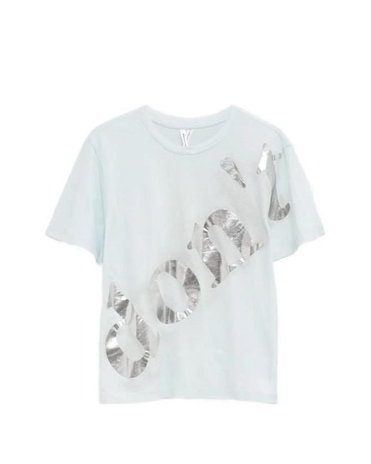 GIMAGUAS White Crew-Neck T-Shirt