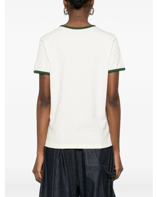 Moncler White Ss T-Shirt