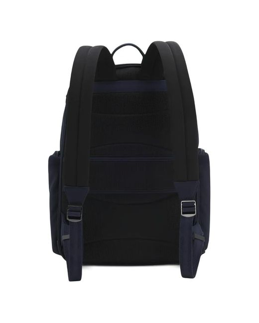 Boss Blue Backpack With Multiple Pockets for men