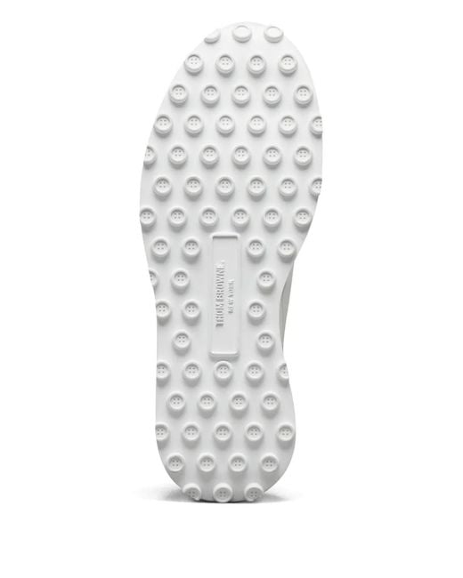 Thom Browne White Nappa Runner Sneakers