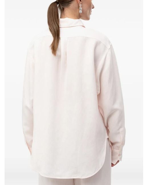 Boss White Patch-Pocket Shirt