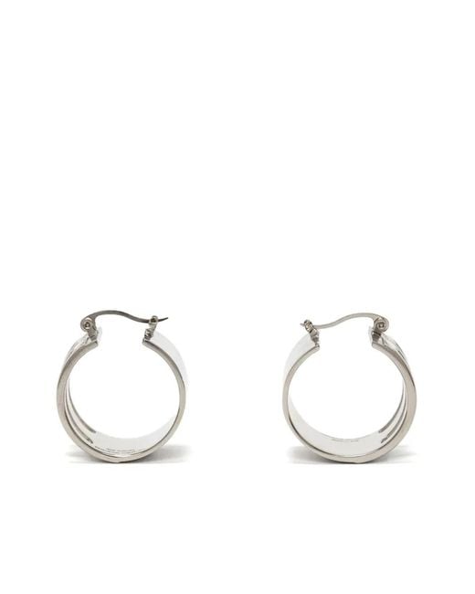 Victoria Beckham Gray B Frame Earrings