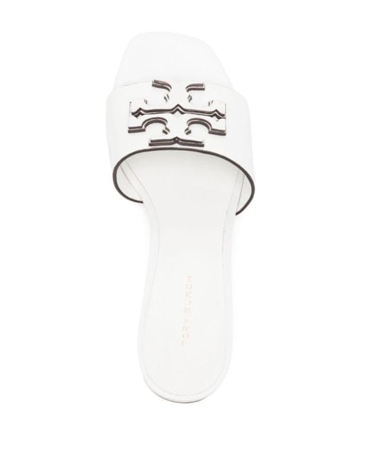 Tory Burch White Ines 55mm Leather Sandals