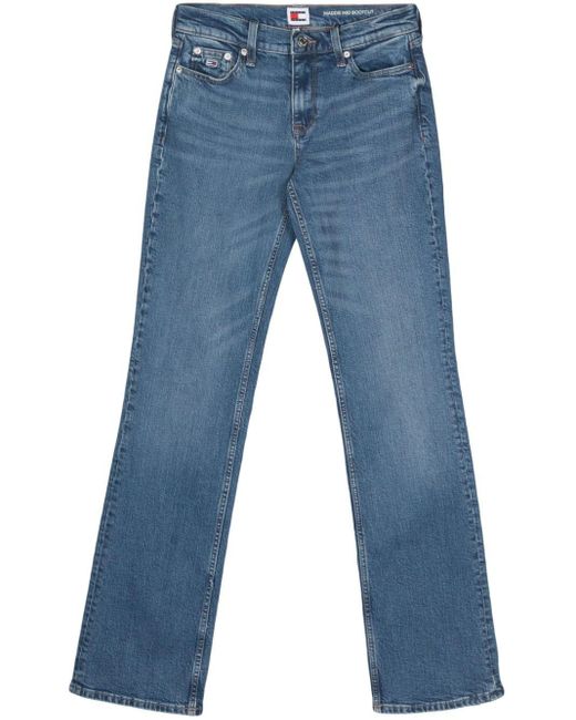 Tommy Hilfiger Maddie Mid Waist Bootcut Jeans in het Blue
