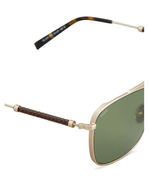 Tod's Green Square-Frame Sunglasses for men