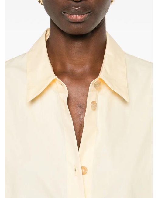 Khaite Natural Gloria Midi Dress
