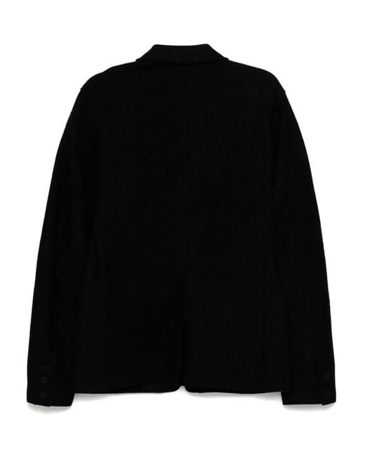 Transit Black Single-Breasted Blazer for men