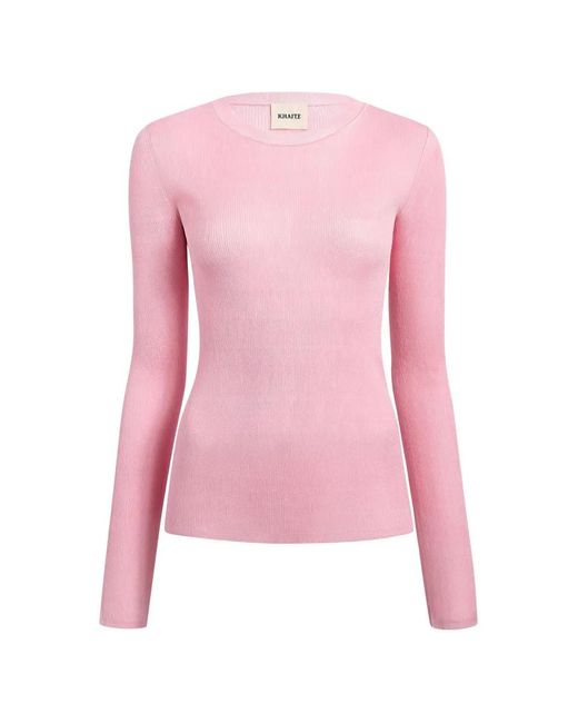 Khaite Pink Mosi Top