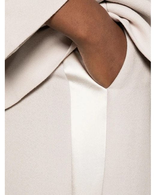 Marella White Panelled Trousers