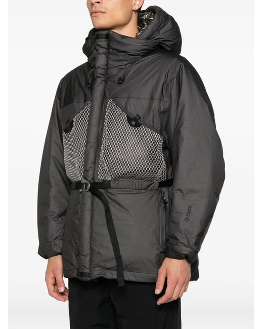 Goldwin Black Composite Parka for men