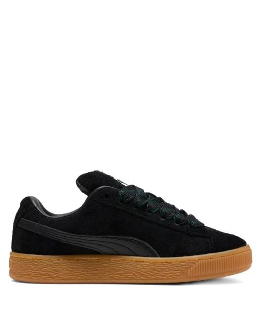 PUMA Black Suede Xl Flecked Trainers