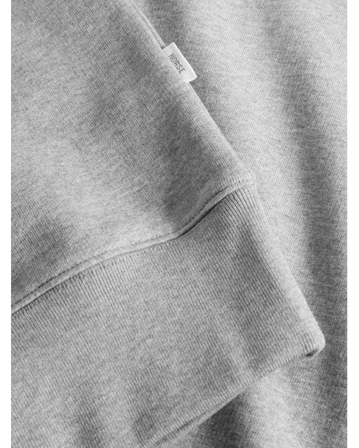 Norse Projects Gray Knitted Cotton Sweatshirt for men