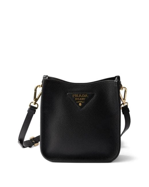 Prada Black Mini Leather Shoulder Bag