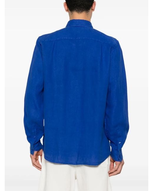 Vilebrequin Blue Caroubis Shirt for men