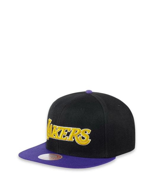 Mitchell & Ness Los Angeles Lakers Nba Core Basic Baseballkappe in Blue für Herren