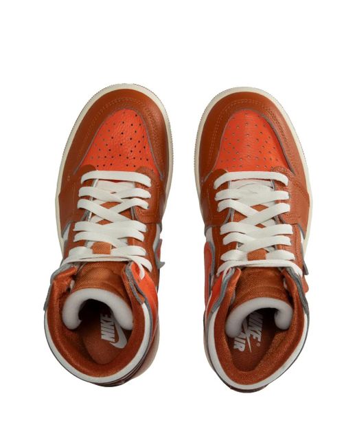 Nike Orange Baskets Montantes Air 1 Method Of Make