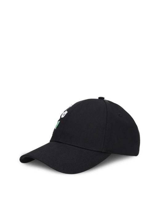 Karl Lagerfeld Black K/Ikon Baseball Cap
