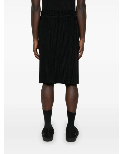 Homme Plissé Issey Miyake Black Pleats Bottoms 2 Skirt for men