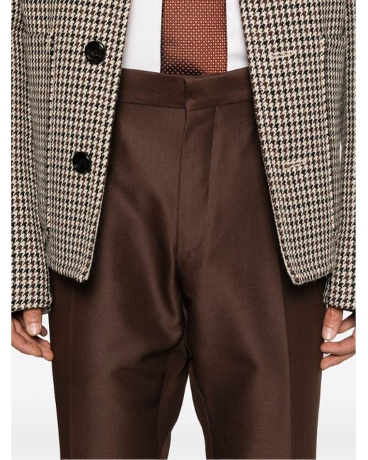 Tom Ford Brown Tailored Trousers for men