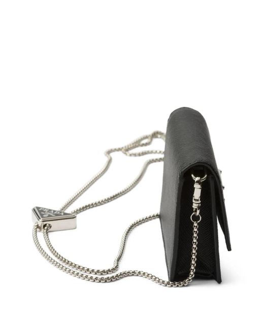 Prada White Saffiano Leather Mini Bag