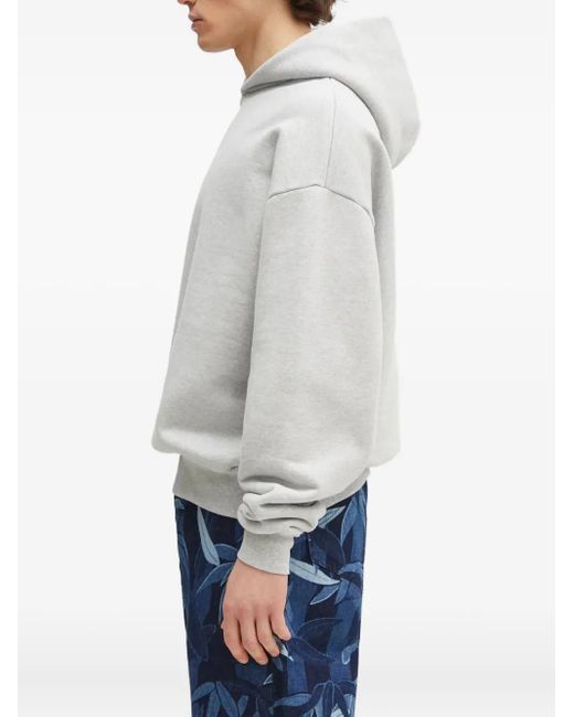 MKI Miyuki-Zoku Blue Cotton Hoodie for men