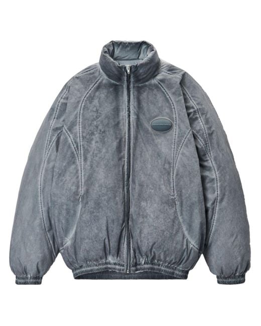 Alexander Wang Blue Padded Track Jacket