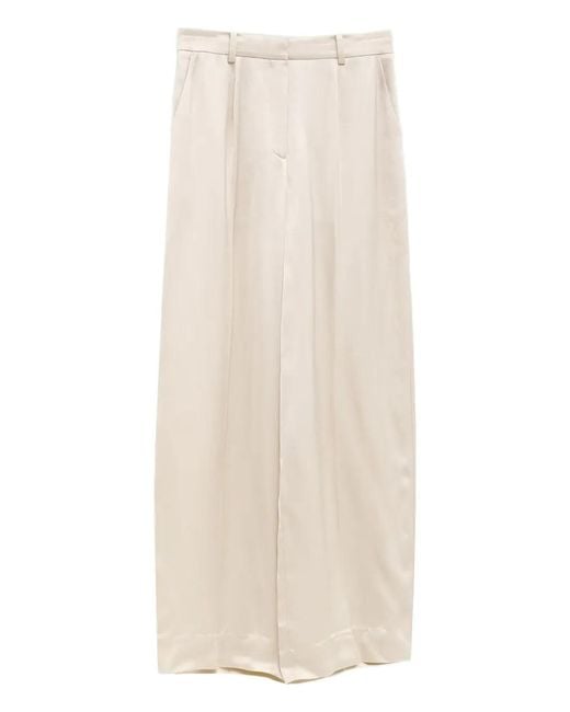 Totême Natural Belted Trousers