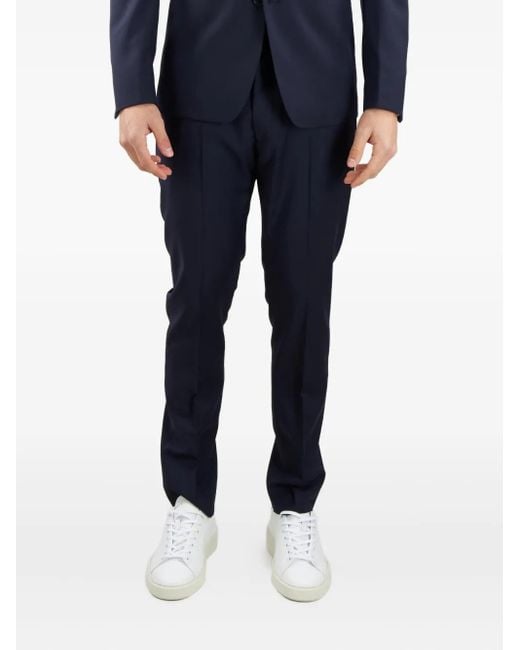メンズ Low Brand Two-button Suit Blue
