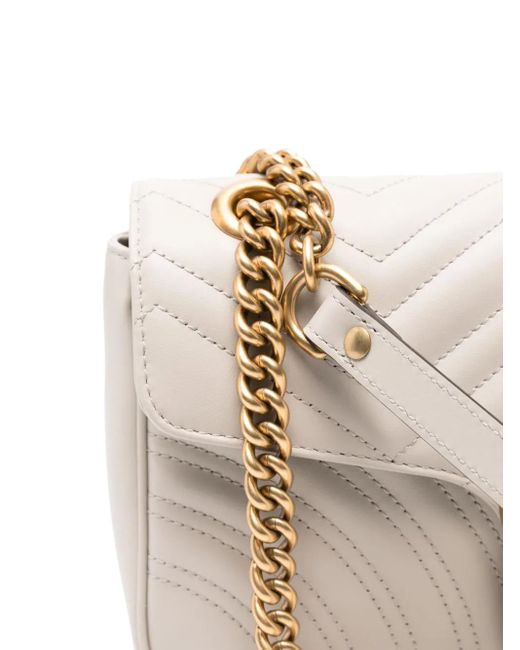 Gucci Gg Marmont Kleine Schoudertas in het Natural