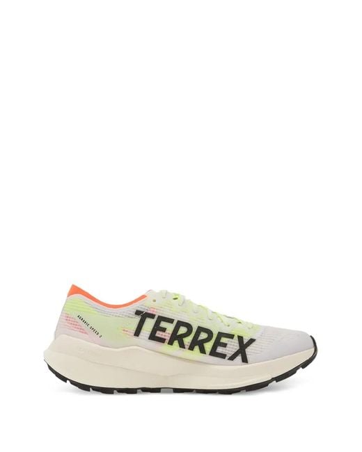 Adidas White Baskets Terrex Agravic À Rayures for men