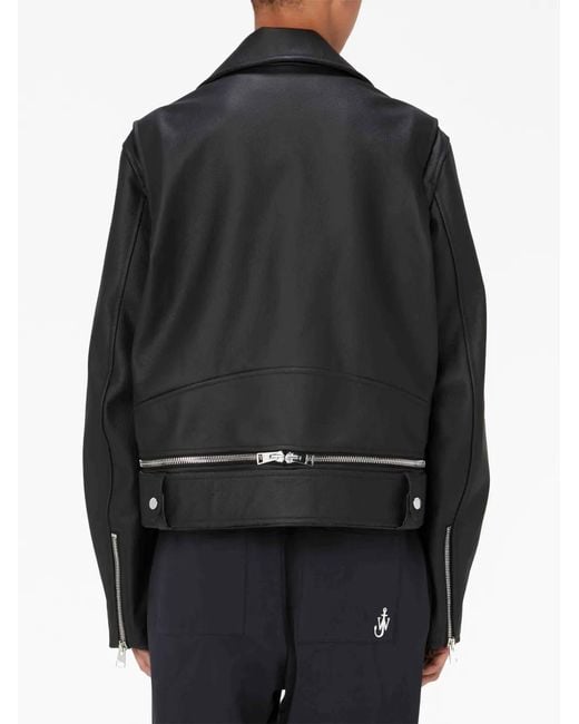 J.W. Anderson Black Leather Biker Jacket
