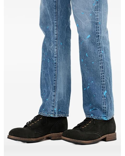 Visvim Black Round-Toe Lace-Up Boots for men