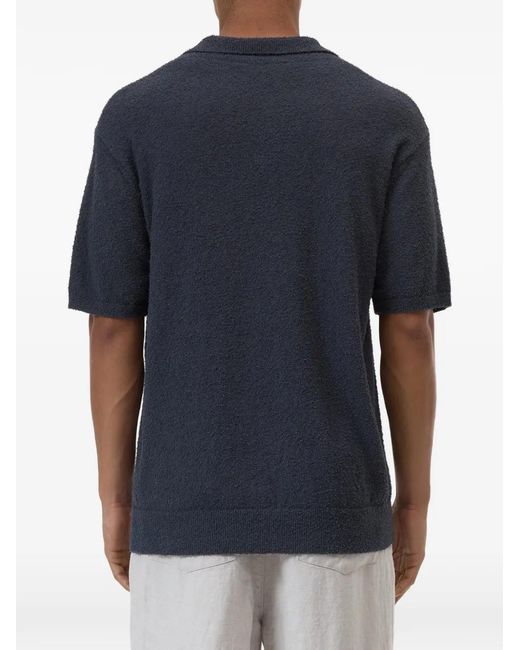 Closed Blue Short-Sleeved T-Shirt for men