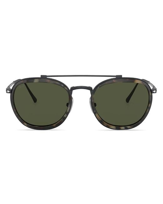Persol Green Getönte Pilotenbrille