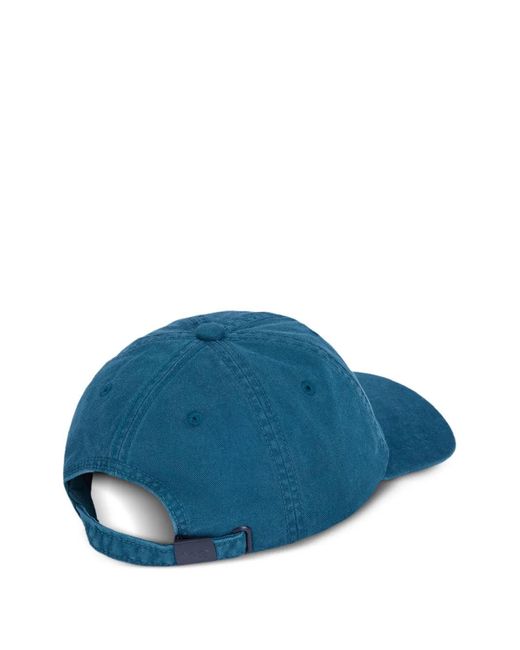 Y-3 Blue Top-Button Baseball Cap