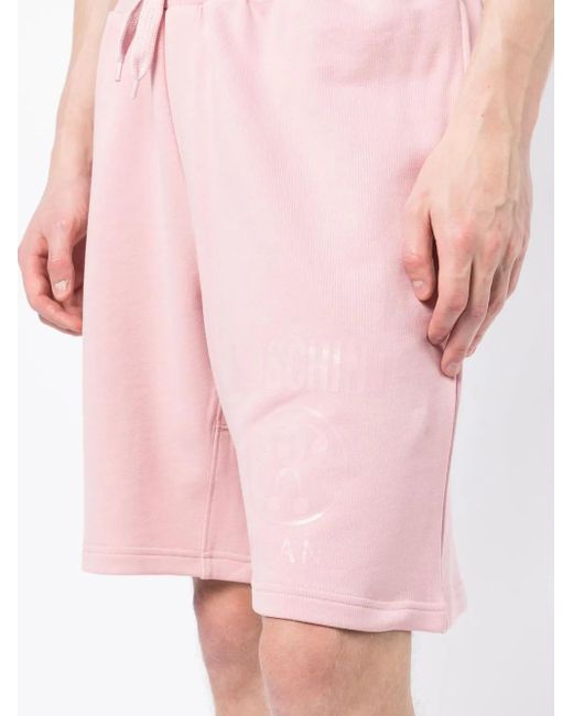 メンズ Moschino トラックショーツ Pink