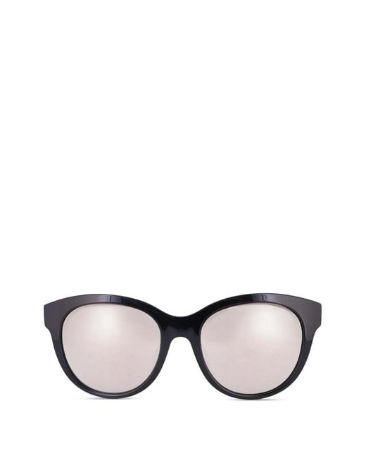 MCM Black Tea Cup Logo-Plaque Sunglasses for men