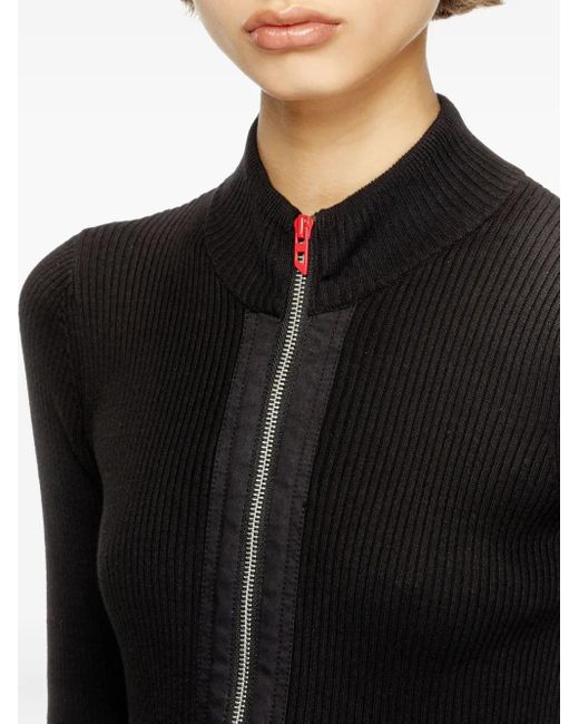 DIESEL Blue M-Melissa Ribbed Cardigan