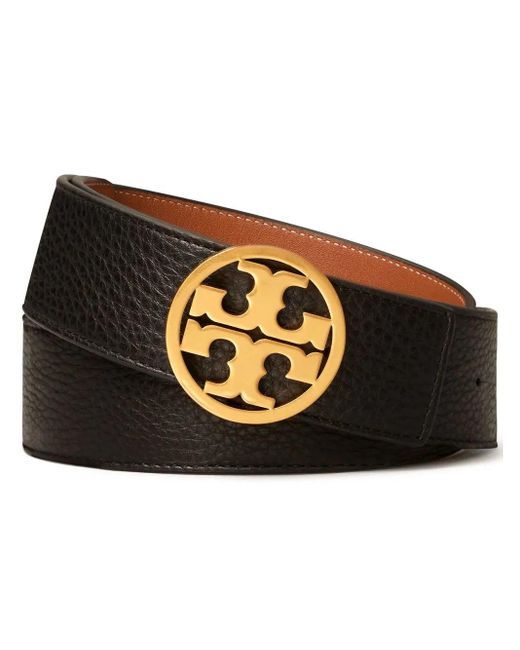 Tory Burch Black Miller Reversible Belt