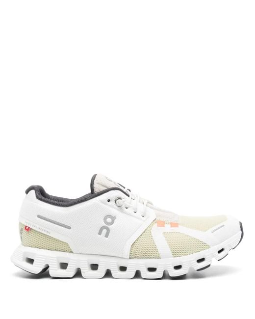On Shoes White Cloud 5 Push Sneakers