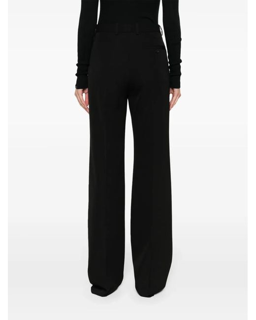 Balenciaga Black Straight-Leg Tailored Trousers