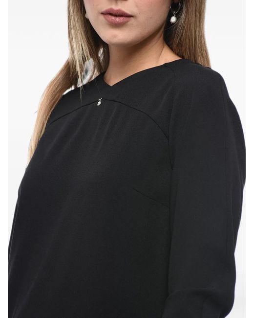 DSquared² Black X Night Is Young Long-Sleeve Mini Dress
