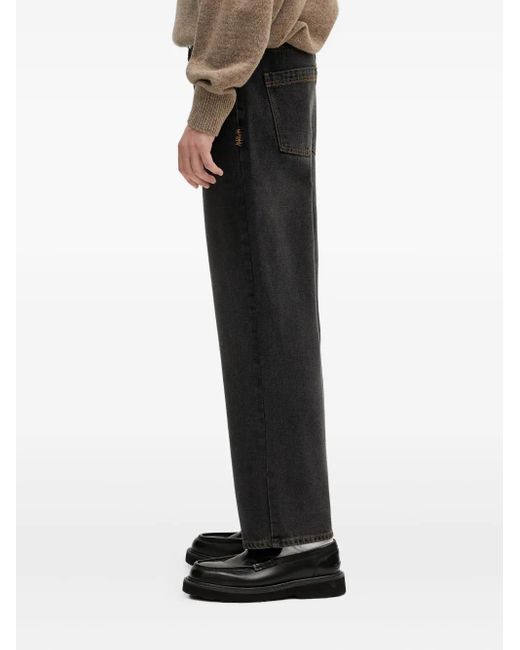 Adererror Black Cotton Jeans for men