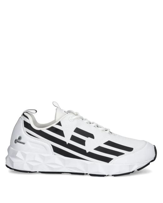 EA7 White Ultimate C2 Kombat Running Sneakers for men