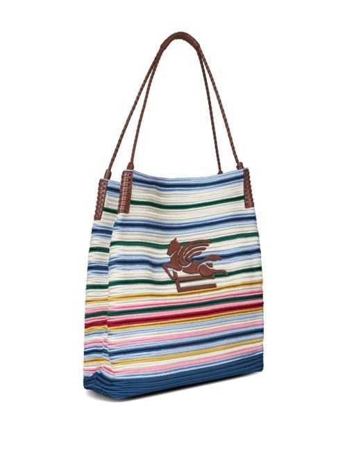 Etro Libra ハンドバッグ L Blue