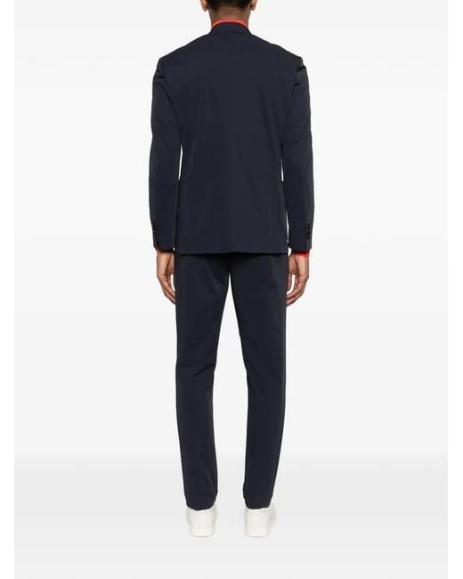 Lardini Blue Patch-Pocket Suit for men