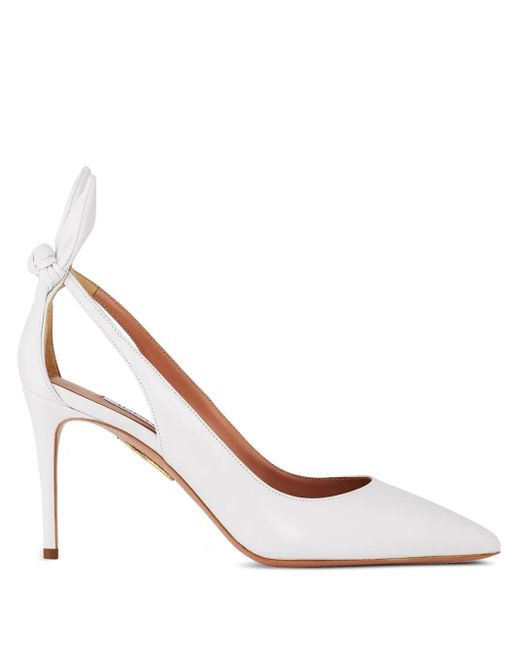 Aquazzura White With Heel