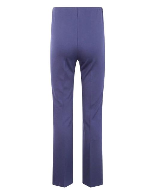 Seventy Blue Centre-Seam Cotton Trousers