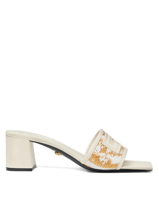 Mules Theia Versace en coloris Natural